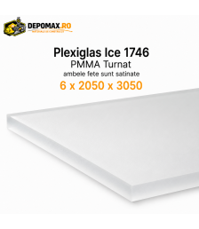 Plexiglas Ice 1746 PMMA turnat satinat 6 x 2050 x 3050 mm